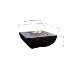 Modeno Aurora Fire Table -AMS FIREPLACE Sales 0JY4 pQ 07051.1675194946