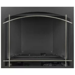 Satin Nickel Arched Iron Element On Arched Metal Whitney Front For Altitude X 36" - Napoleon