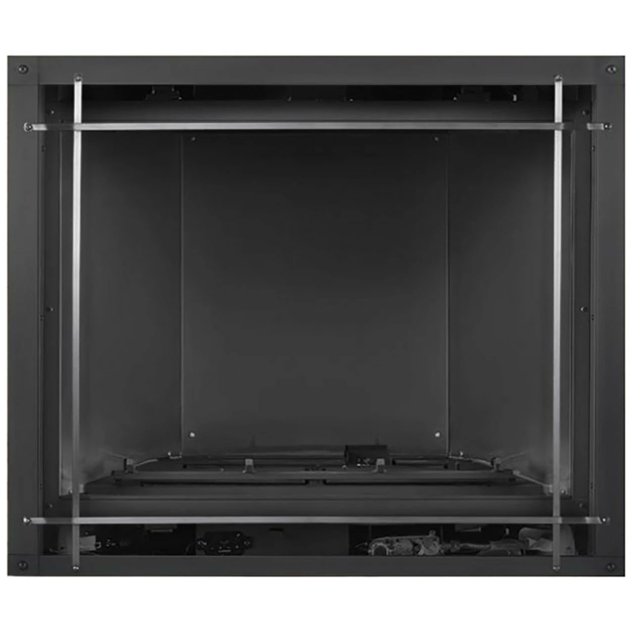 Satin Nickel Straight Element On Rubbed Bronze Denali Premium Front For Altitude X 42" - Napoleon 3 Satin Nickel Straight Element On Rubbed Bronze Denali Premium Front For Altitude X 42" - Napoleon