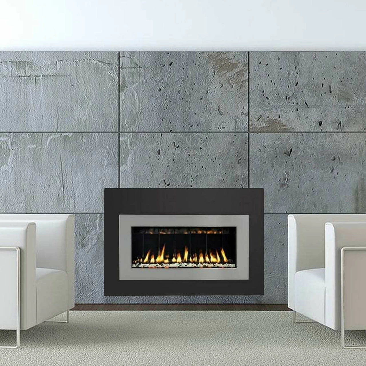Satin Black And Steel Grey Surround 44" X 32" For Solas Twenty6 FI 3 Satin Black And Steel Grey Surround 44" X 32" For Solas Twenty6 FI