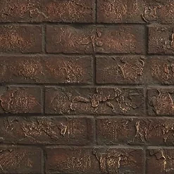 Cottage Red Brick Interior Panels For Quartz 36" Fireplace | Majestic