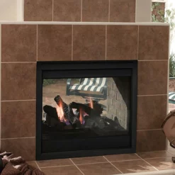Twilight 36" Indoor/Outdoor See-Through Gas Fireplace | Majestic