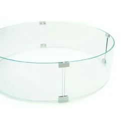 AMS Fire Pit Table Round Glass Wind Guard - 1/4" Thick Glass - Fire Flame Guard 13 AMS Fire Pit Table Round Glass Wind Guard - 1/4" Thick Glass - Fire Flame Guard -AMS FIREPLACE Sales 30 Round Wind Guard AMS Fireplace 3 web 70060.1620749101
