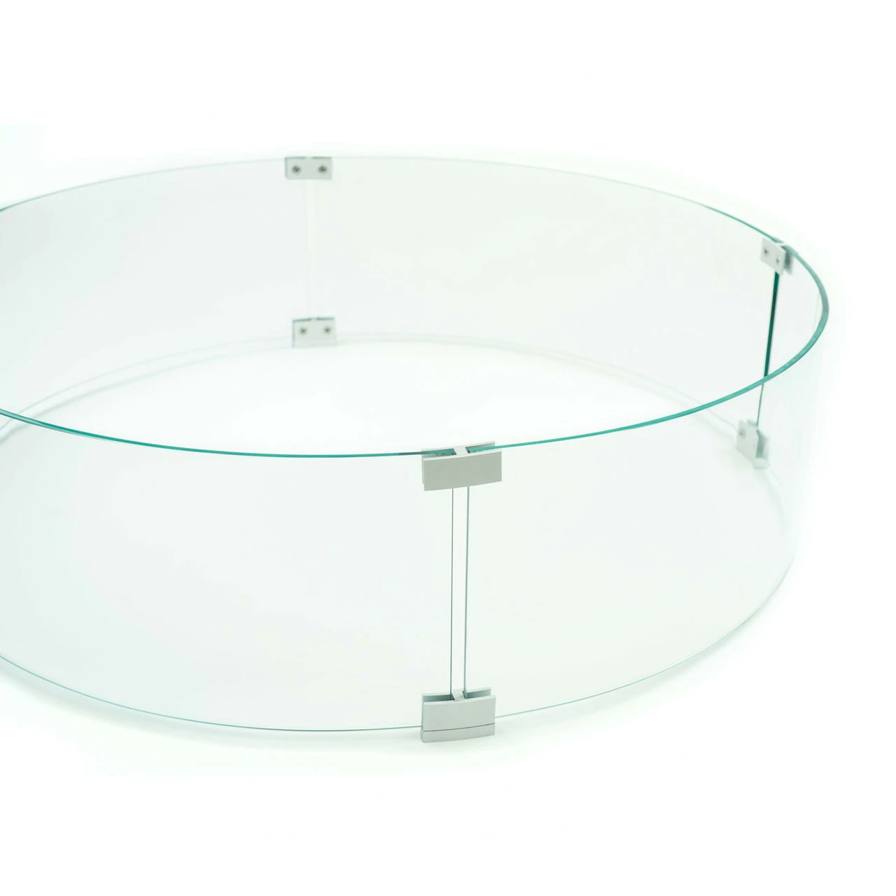AMS Fire Pit Table Round Glass Wind Guard - 1/4" Thick Glass - Fire Flame Guard 5 AMS Fire Pit Table Round Glass Wind Guard - 1/4" Thick Glass - Fire Flame Guard - Image 3
