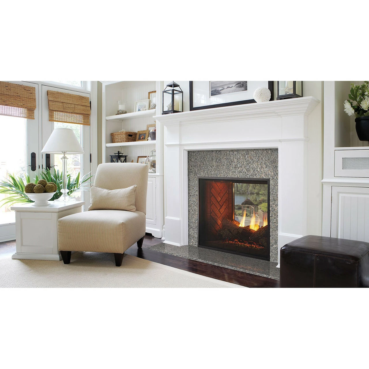 Fortress 36" Indoor/Outdoor See-Through Gas Fireplace | Majestic 5 Fortress 36" Indoor/Outdoor See-Through Gas Fireplace | Majestic - Image 3