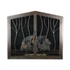 Redwood Arched Fireplace Door - Wrought Iron 1 Redwood Arched Fireplace Door - Wrought Iron -AMS FIREPLACE Sales 47 redwood arched fireplace door front copy 55601.1581975775