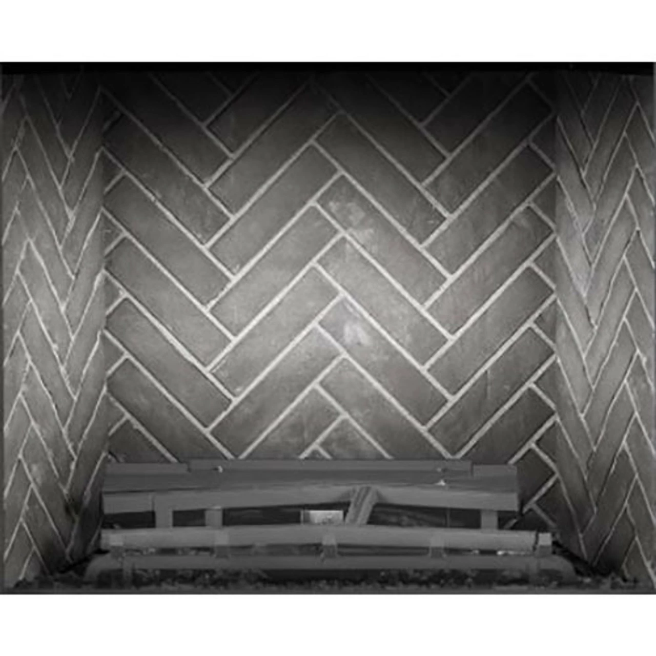 Westminster Grey Herringbone Brick Panel For Elevation X 42" Fireplace - Napoleon 4 Westminster Grey Herringbone Brick Panel For Elevation X 42" Fireplace - Napoleon - Image 2