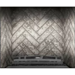 Glacier Herringbone Brick Panel For Elevation X 42" Fireplace - Napoleon