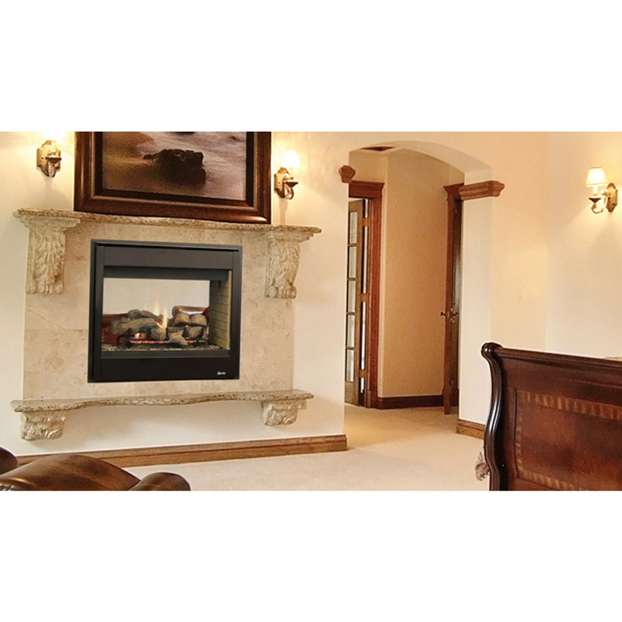 BRT40ST See-Through Gas Fireplace B-Vent - Superior 3 BRT40ST See-Through Gas Fireplace B-Vent - Superior