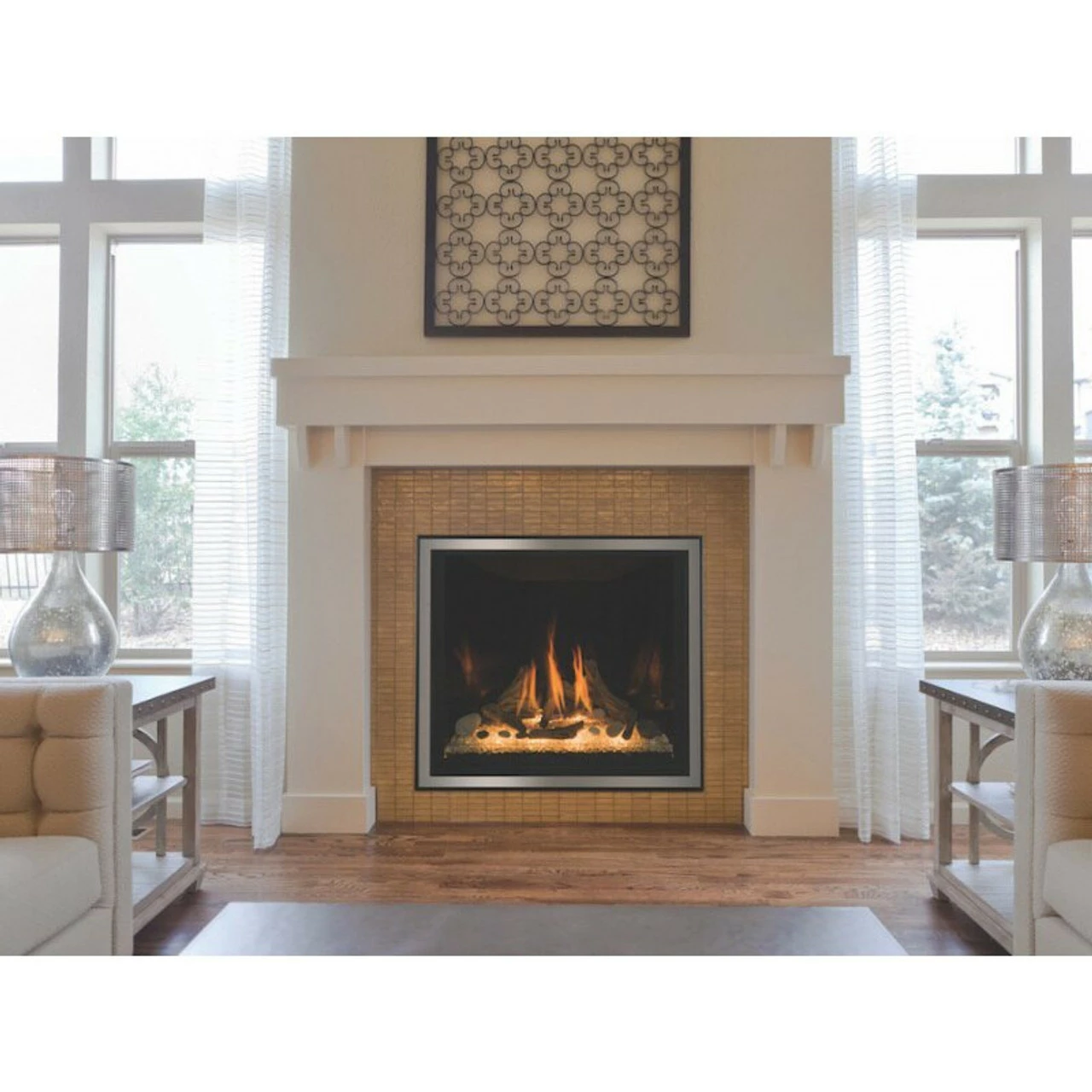 Bayport 41" Glass Gas Fireplace - Kozy Heat 4 Bayport 41" Glass Gas Fireplace - Kozy Heat - Image 2