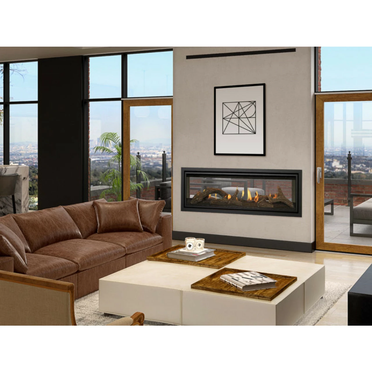 Callaway See-Through Linear Gas Fireplace - Kozy Heat 3 Callaway See-Through Linear Gas Fireplace - Kozy Heat