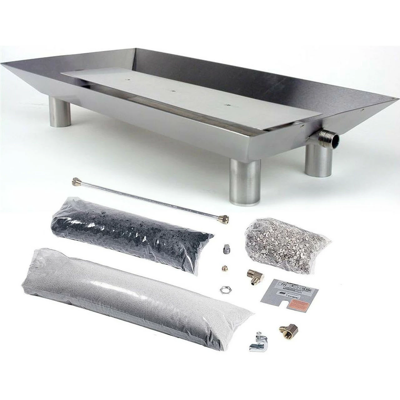 Rasmussen 27" Stainless Steel Custom Pan Burner With Round Legs And Remote Ready Safety Pilot Control 3 Rasmussen 27" Stainless Steel Custom Pan Burner With Round Legs And Remote Ready Safety Pilot Control