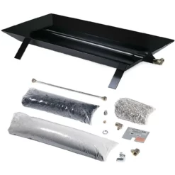 Rasmussen 24" Custom Pan Burner With Strap Legs And Remote Ready "Easy" Safety Pilot Control