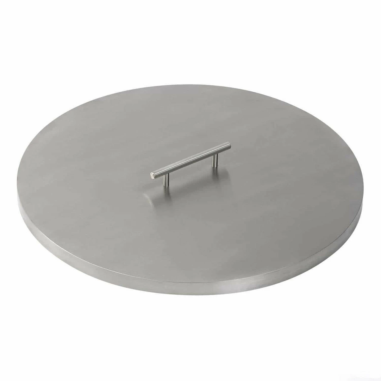 Round Fire Pit Pan Cover - Stainless Steel 3 Round Fire Pit Pan Cover - Stainless Steel