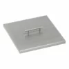 Square Fire Pit Pan Cover - Stainless Steel -AMS FIREPLACE Sales CV SQP 12 14787.1562621173
