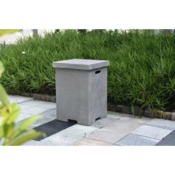 Elementi Square Removable Propane Tank Cover 17" X 17" -AMS FIREPLACE Sales CiMN46UQ 30360.1657625254.1280.1280 80685.1674672161