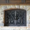 Del Mar Arched Fireplace Door - Wrought Iron 1 Del Mar Arched Fireplace Door - Wrought Iron -AMS FIREPLACE Sales DSC 0511 77892.1582065714