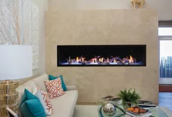 72" Linear Boulevard Direct Vent Fireplace | American Hearth