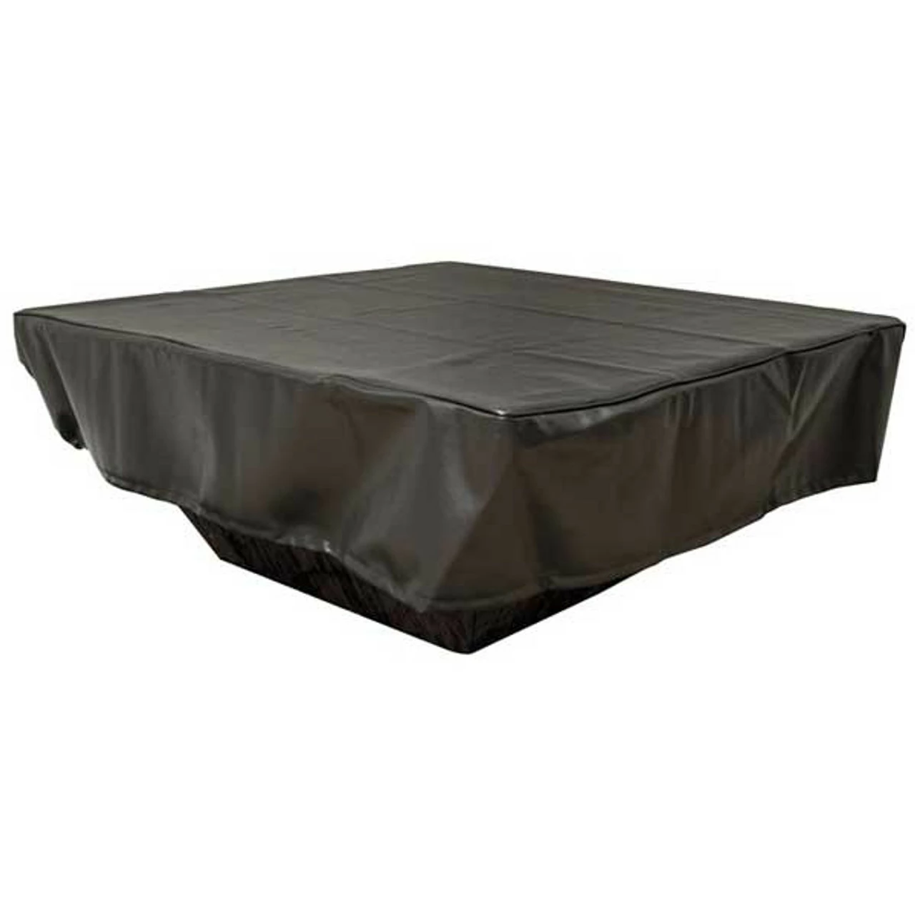 HPC Rectangular 62" X 30" Black Vinyl Fire Pit Cover 3 HPC Rectangular 62" X 30" Black Vinyl Fire Pit Cover