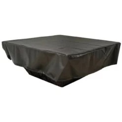 HPC Rectangular 114" X 40" Black Vinyl Fire Pit Cover