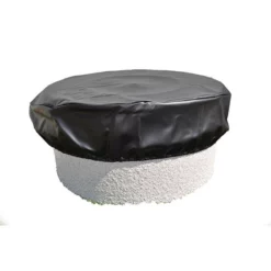 45 In Round Vinyl Fire Pit Cover - Fits 40 In Dia.