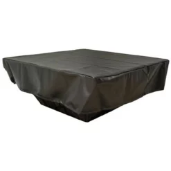 HPC Square 48" Black Vinyl Fire Pit Cover