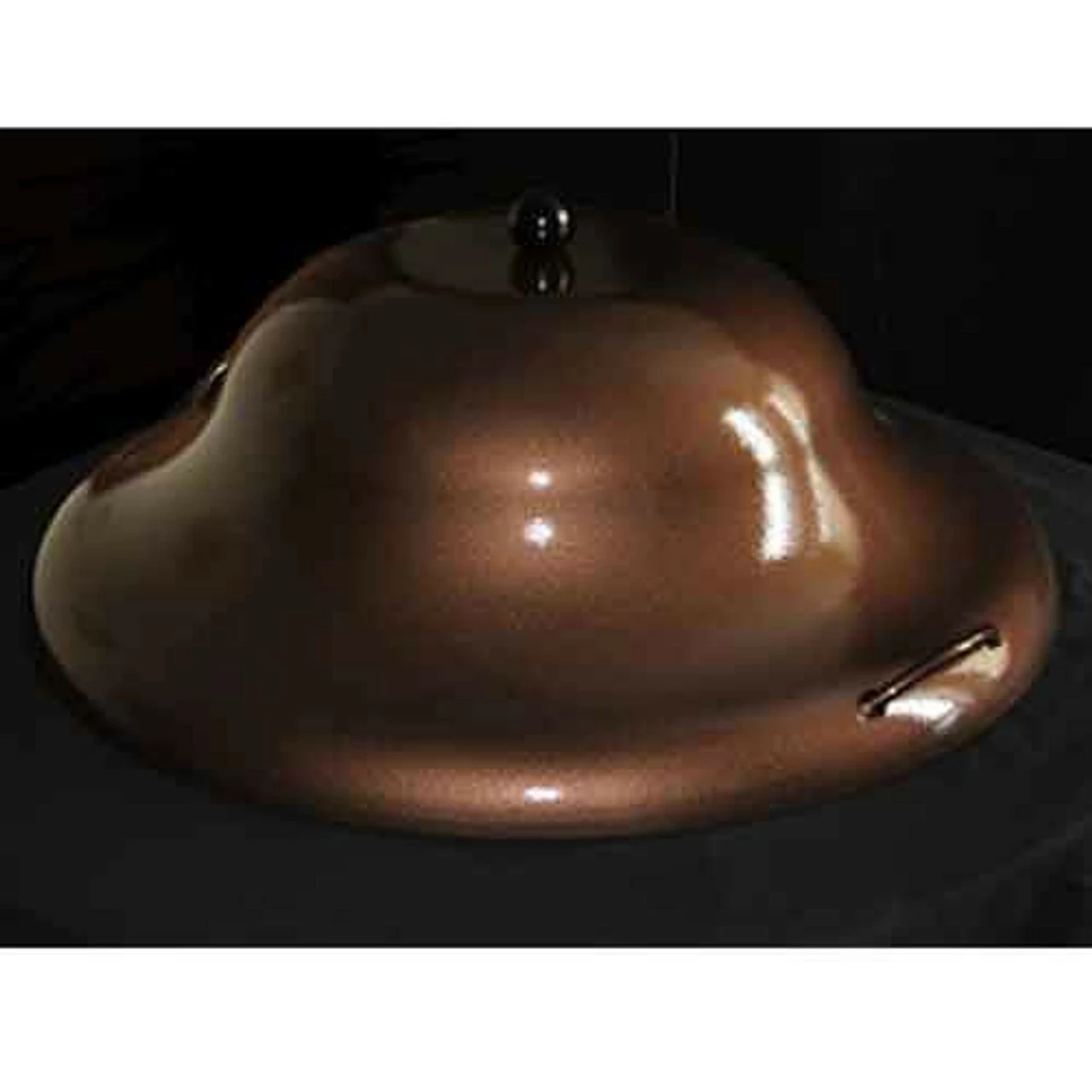 HPC 44 Inch Copper Finish Round Aluminum Firepit Cover 3 HPC 44 Inch Copper Finish Round Aluminum Firepit Cover