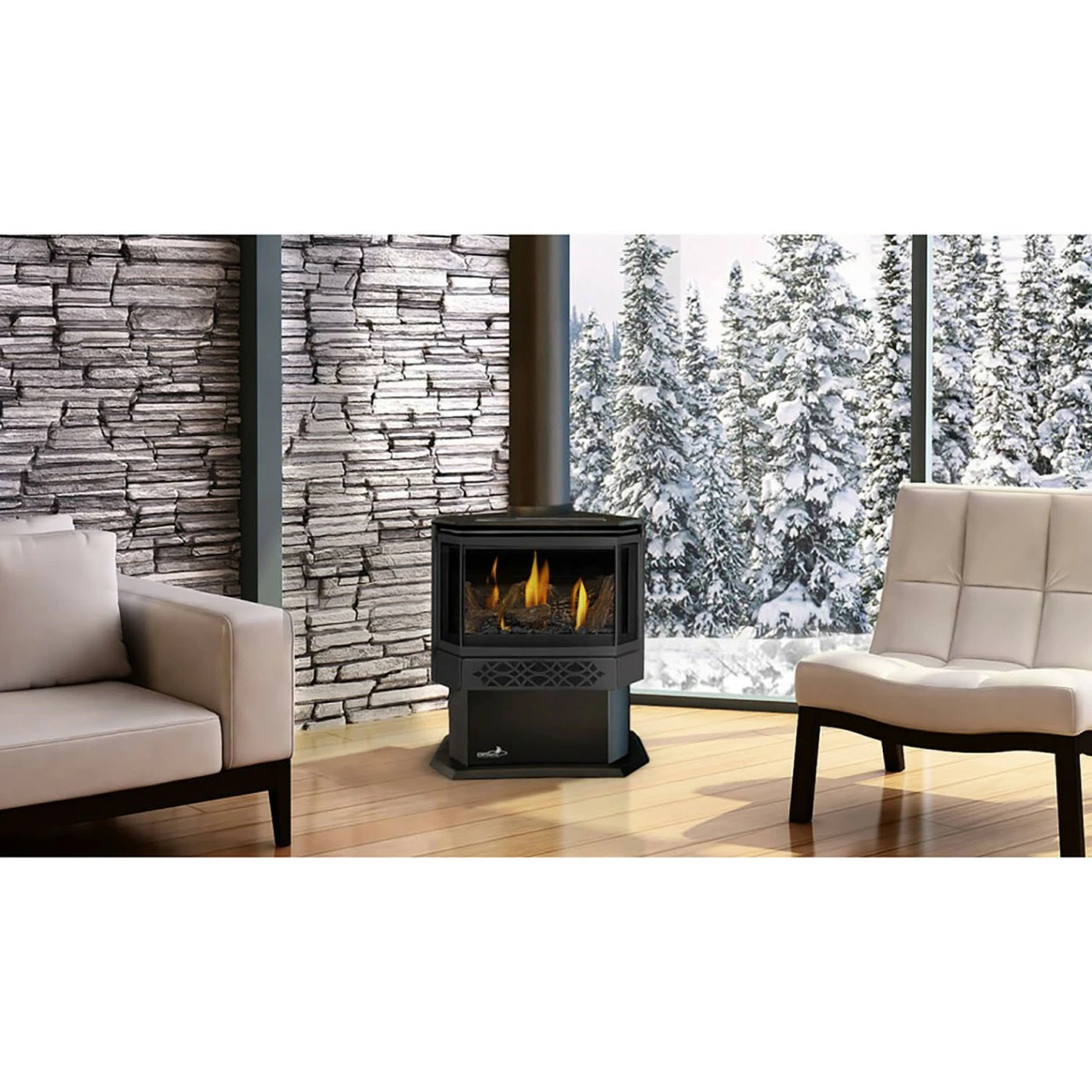 Haliburton Direct Vent Gas Stove (Millivolt Ignition) - Napoleon 3 Haliburton Direct Vent Gas Stove (Millivolt Ignition) - Napoleon - Image 2