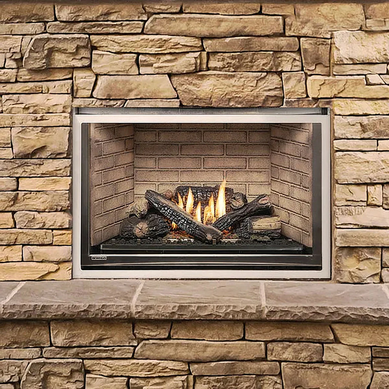 38" Divine Ventless Fireplace - Montigo 3 38" Divine Ventless Fireplace - Montigo