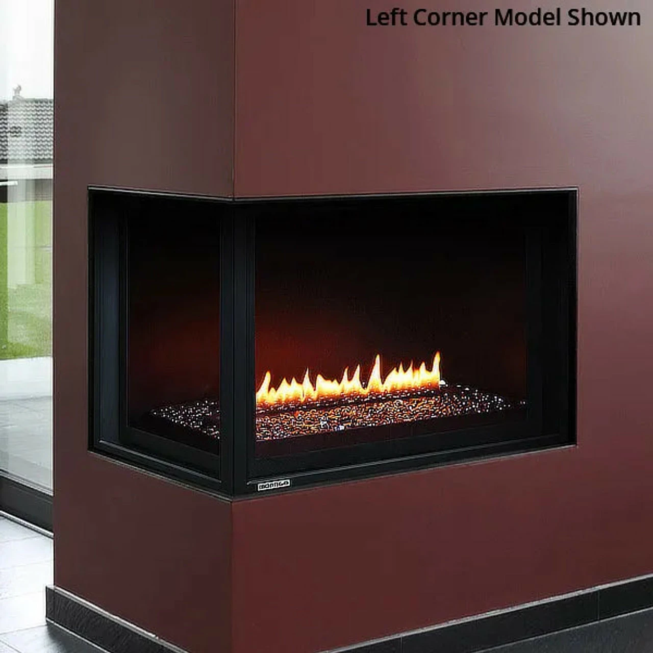 Divine Corner Contemporary Fireplace - Montigo 3 Divine Corner Contemporary Fireplace - Montigo