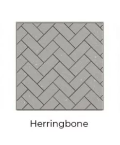 Herringbone Black Isokern Firebricks Full Brick 420 Count - FULL-BK-420H