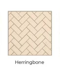 Herringbone Cream Isokern Firebricks SOAP Brick 260 Count- 15262001-260H