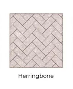 Herringbone Grey Isokern Firebricks Full Brick 480 Count - FIG7600SMI-480H