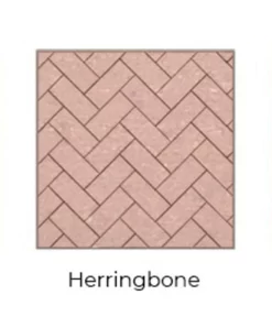 Herringbone Red Isokern Firebricks SOAP Brick 260 Count- 15462002-260H