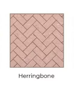 Herringbone Red Isokern Firebricks Full Brick 420 Count - 15461002-420H