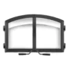 Arched Cast Iron Double Door For NZ3000 Fireplace - Napoleon 2 Arched Cast Iron Double Door For NZ3000 Fireplace - Napoleon -AMS FIREPLACE Sales HighCountry NZ3000H Door H336 K Black PARTS 71386.1640677751