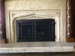 Santa Monica Arched Fireplace Door - Wrought Iron 7 Santa Monica Arched Fireplace Door - Wrought Iron -AMS FIREPLACE Sales IMG 0532 28512.1581973922