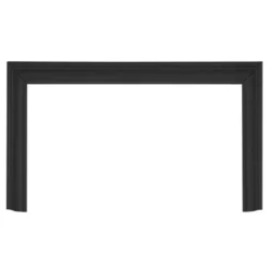 3 Sided Textured Satin Black Aluminum Trim For Inspiration Fireplace Insert - Napoleon