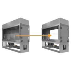 48" Kalea Bay - See-Through Conversion Kit | Firegear