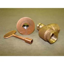 HPC 3/4" High Capacity Antique Copper Angle Decorative Key Valve Kit