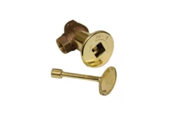 HPC 1/2" Brass Angled Decorative Key Valve Kit