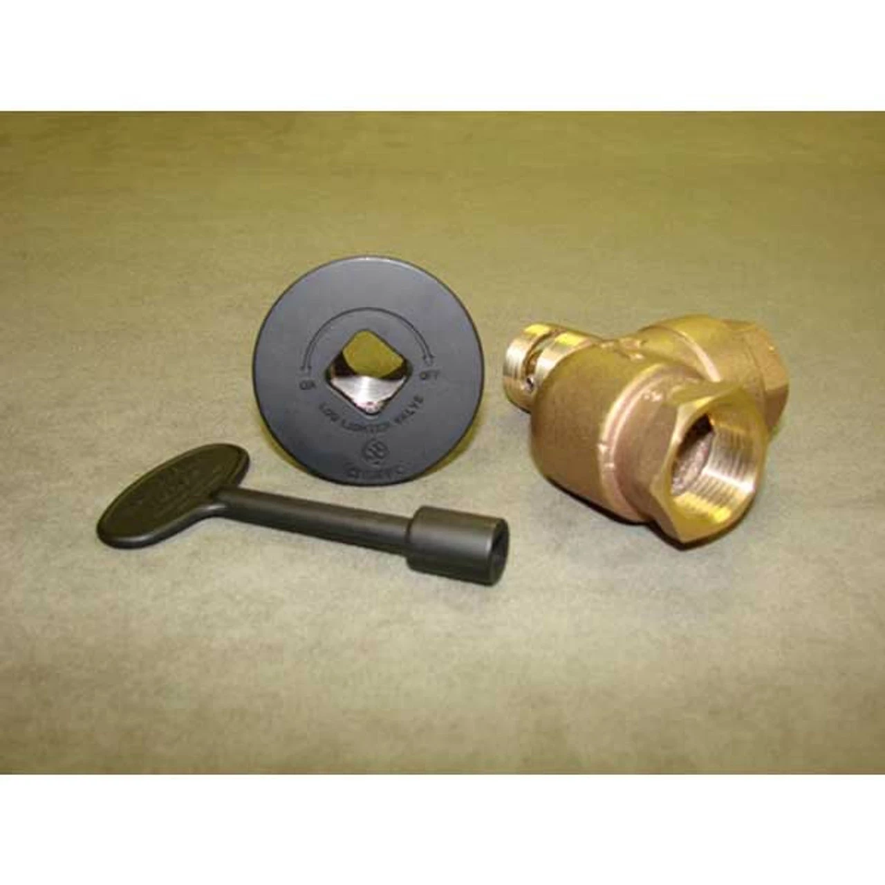 HPC 3/4" High Capacity Flat Black Angle Decorative Key Valve Kit 3 HPC 3/4" High Capacity Flat Black Angle Decorative Key Valve Kit