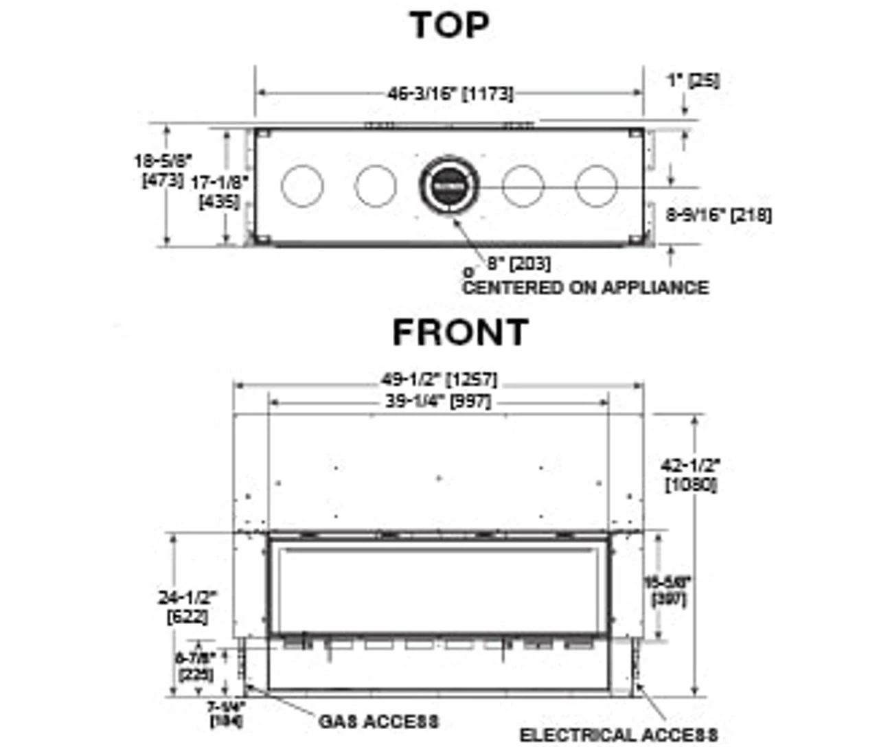 Echelon II 36" Direct Vent Fireplace | Majestic 6 Echelon II 36" Direct Vent Fireplace | Majestic - Image 4