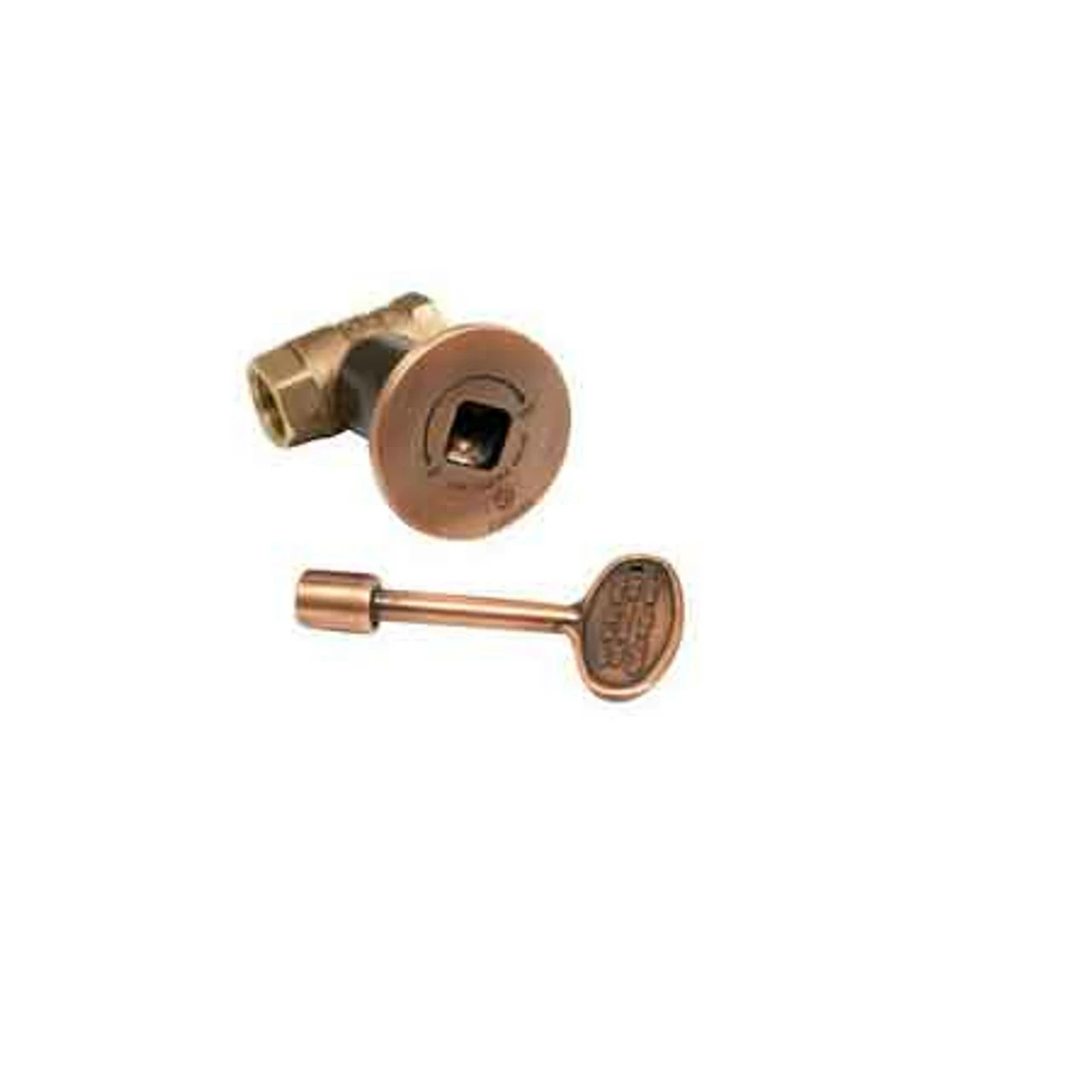HPC 3/4" High Capacity Antique Copper Straight Decorative Key Valve Kit 3 HPC 3/4" High Capacity Antique Copper Straight Decorative Key Valve Kit