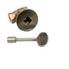 HPC 1/2" Pewter Straight Decorative Key Valve Kit -AMS FIREPLACE Sales MSPW 05030 18175.1561144729