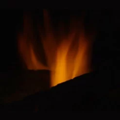 Reflective Black Glass Interior Panels Meridian 36" Fireplaces | Majestic