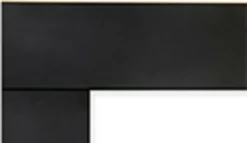 Decorative Surround Matte Black DS-BLK-RNCL55 | Superior Fireplaces