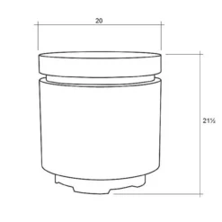 MOD Concrete Propane Enclosure 20" 23 MOD Concrete Propane Enclosure 20" -AMS FIREPLACE Sales Mod Dimensions 1x1 web 89079.1612298463