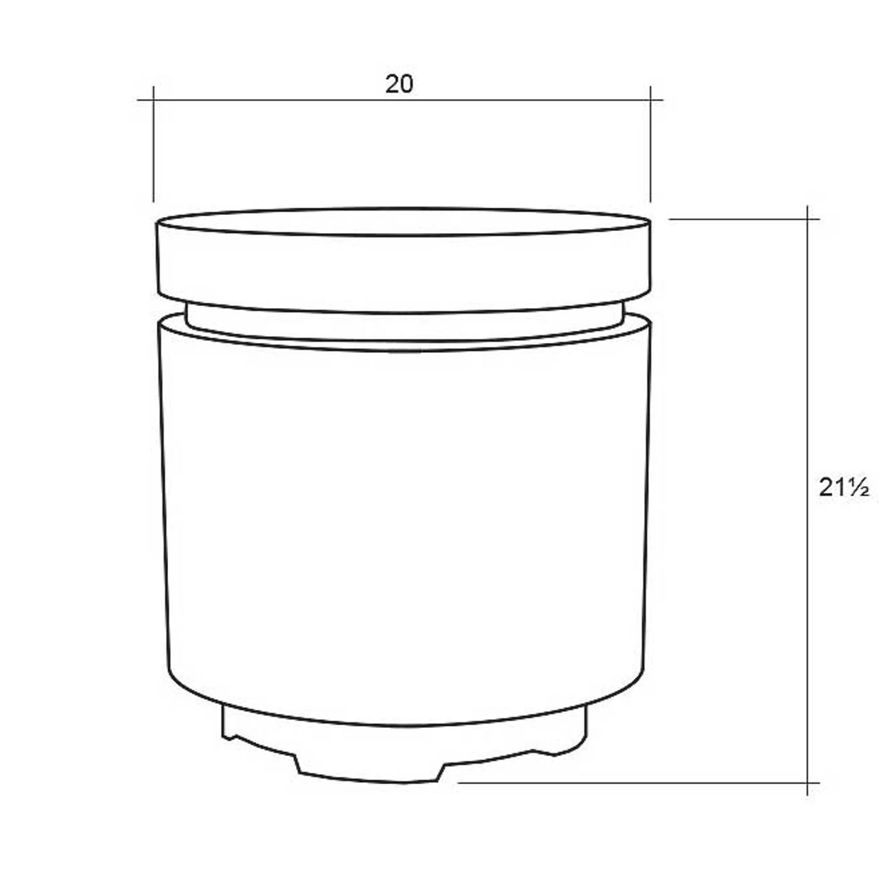 MOD Concrete Propane Enclosure 20" 13 MOD Concrete Propane Enclosure 20" - Image 11