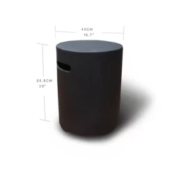 Modeno Round Propane Tank Cover -AMS FIREPLACE Sales O3ISyp3A 53083.1675118609